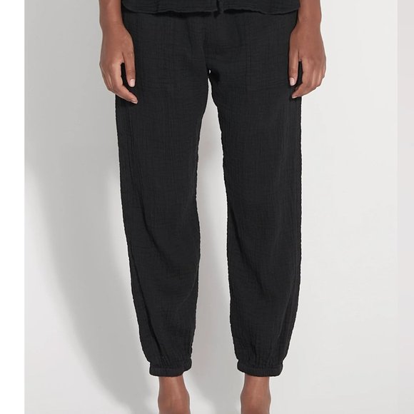 RAGUEL ALLEGRA Pants - RAGUEL ALLEGRA Black Tracker Pant Size 3 Oversize Women Designer Casual Pants